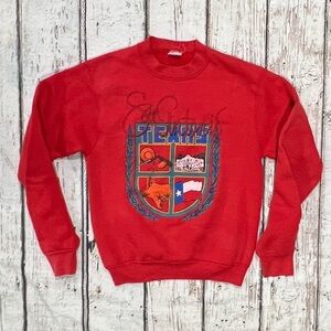 Vintage 1980s San Antonio Texas Vacation Travel 80s Crewneck Sweatshirt